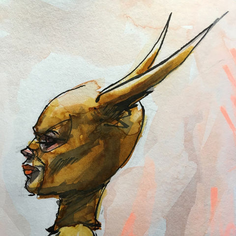 girl sqrrlgrrl comic character illustration