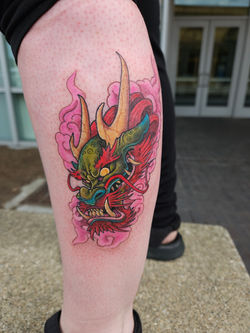 Color Dragon Tattoo