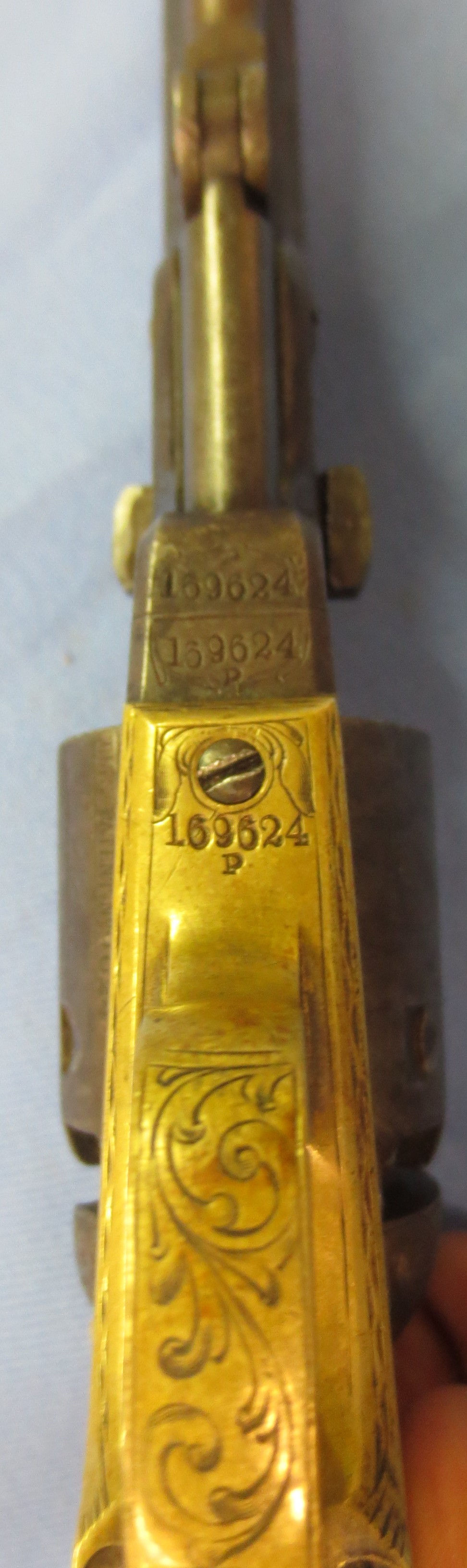 Thumbnail: RARE Civil War engraved Colt revolver SOLD