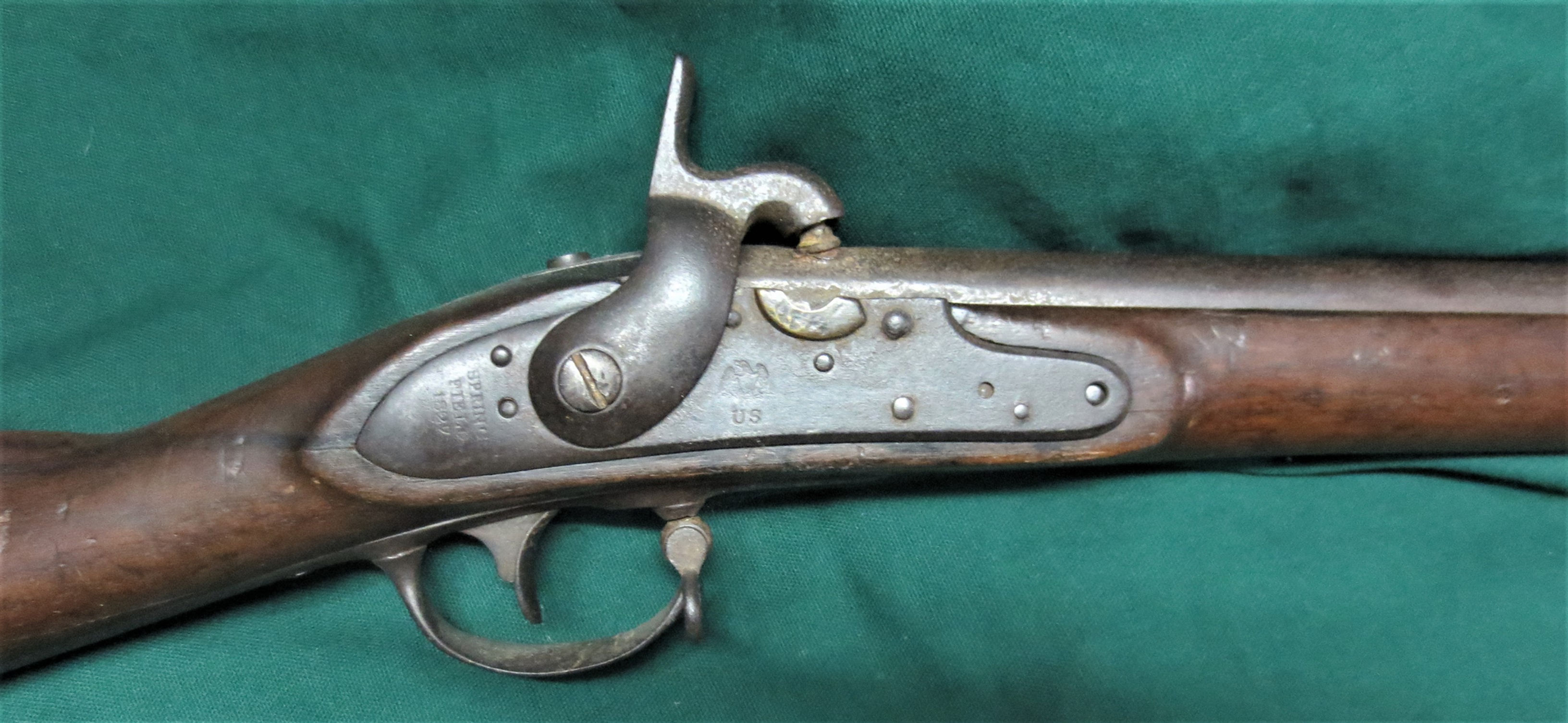 US Civil War M1816 Springfield musket, 1825