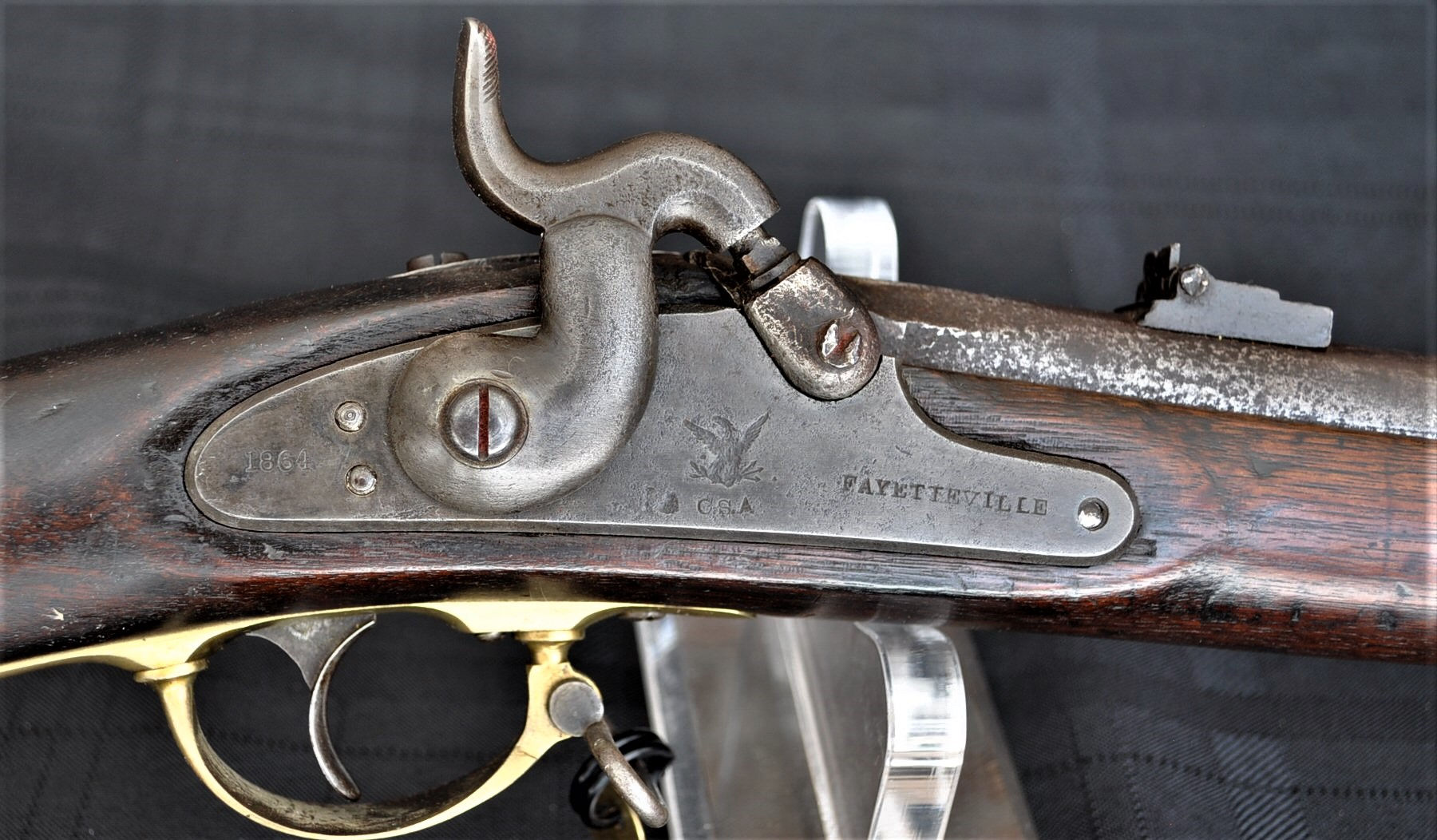 Confederate Civil War Fayetteville Arsenal Rifle, very nice!