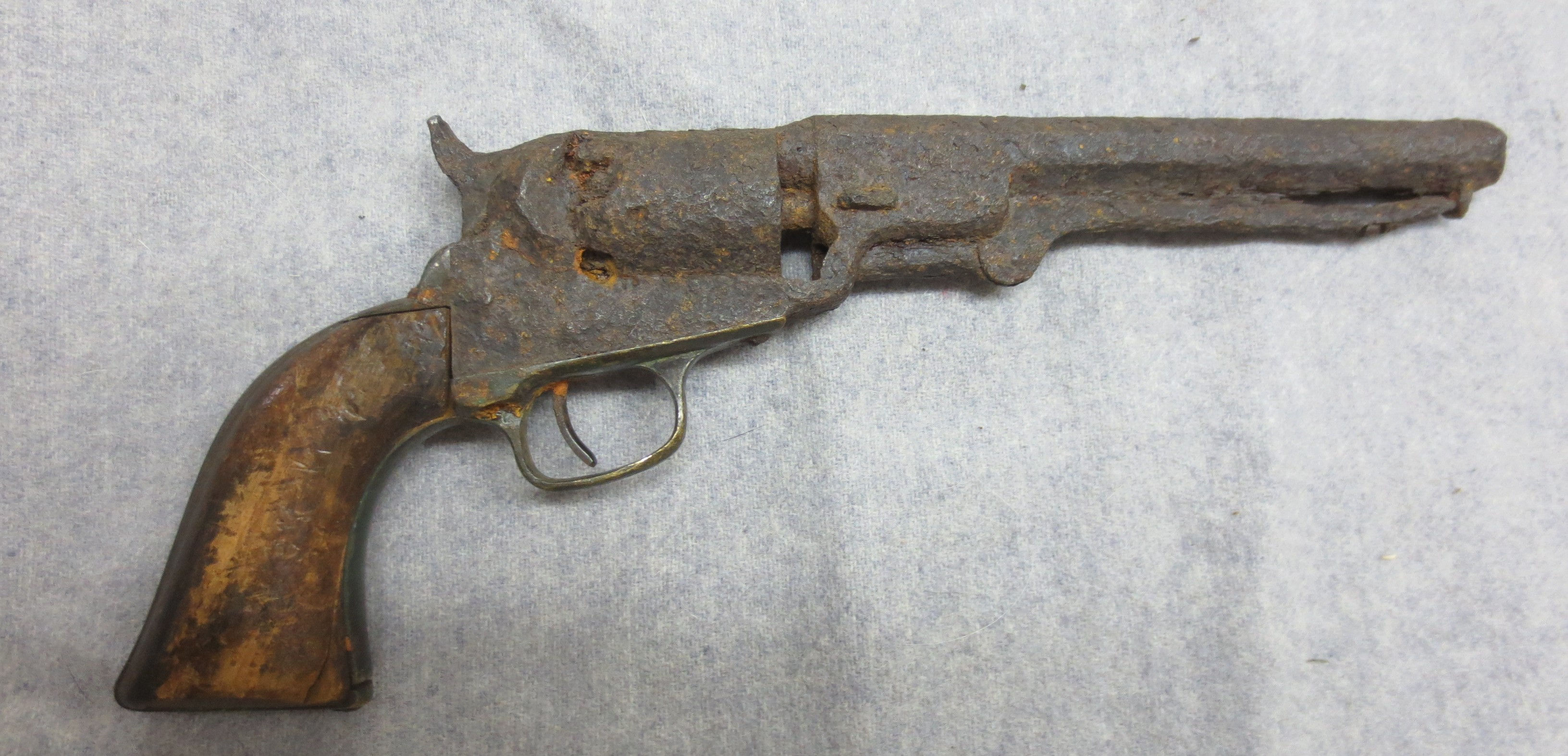 Battlefield relic COLT M1849 Pocket with 6" barrel