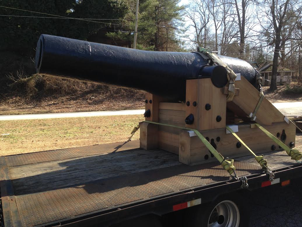 Original Confederate 10" Columbiad Cannon