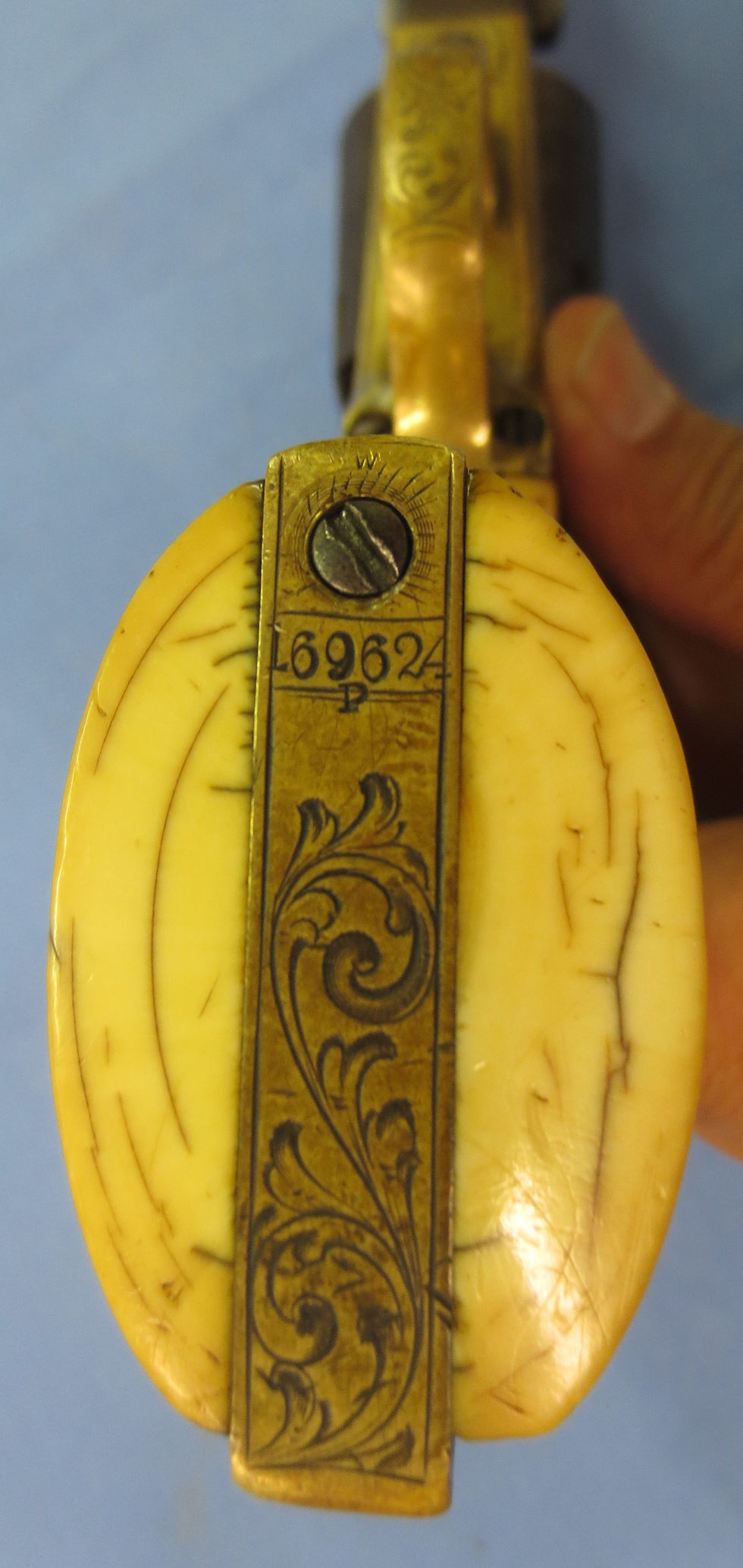 Thumbnail: RARE Civil War engraved Colt revolver SOLD