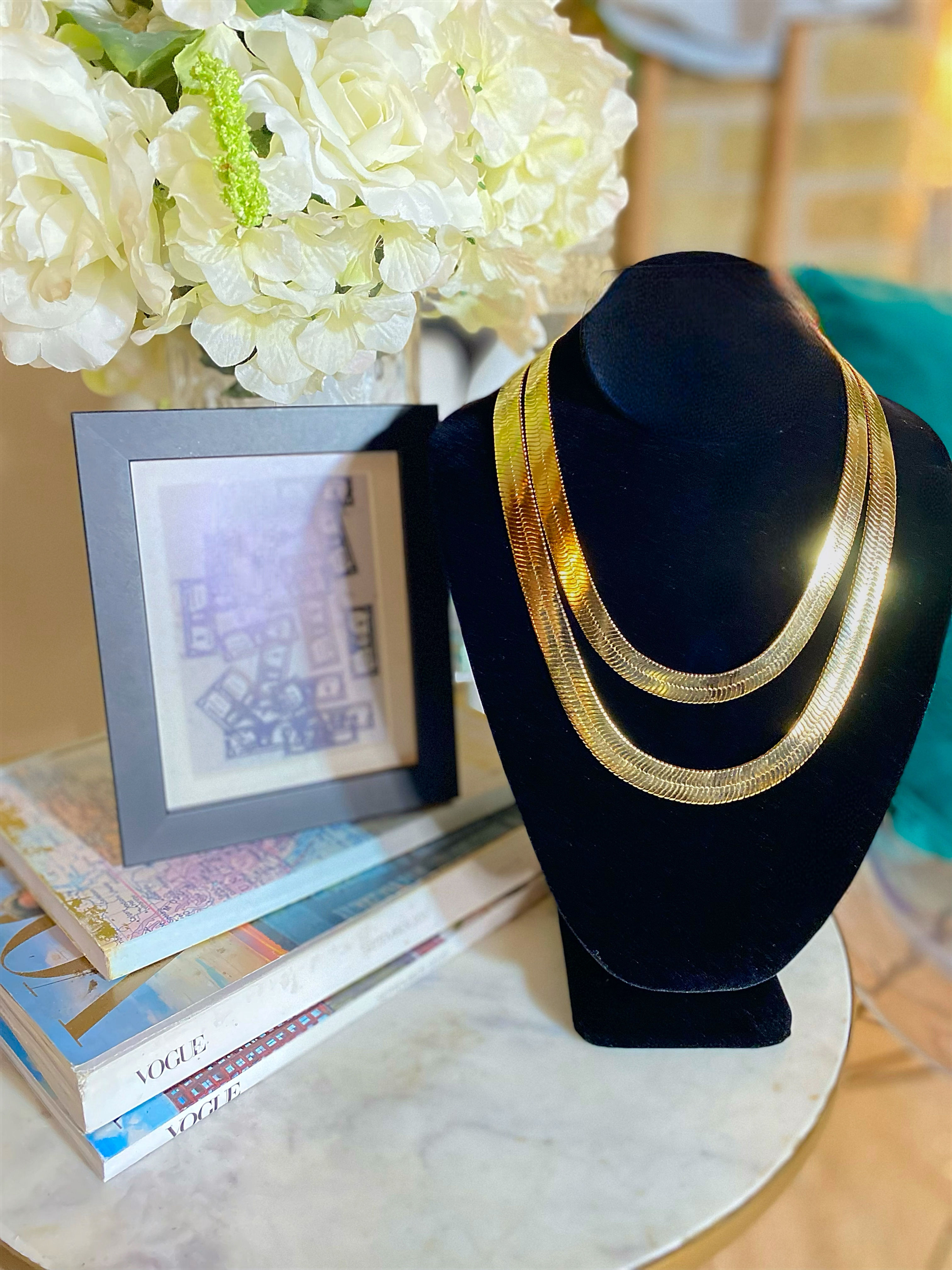 Herringbone Chain Necklace