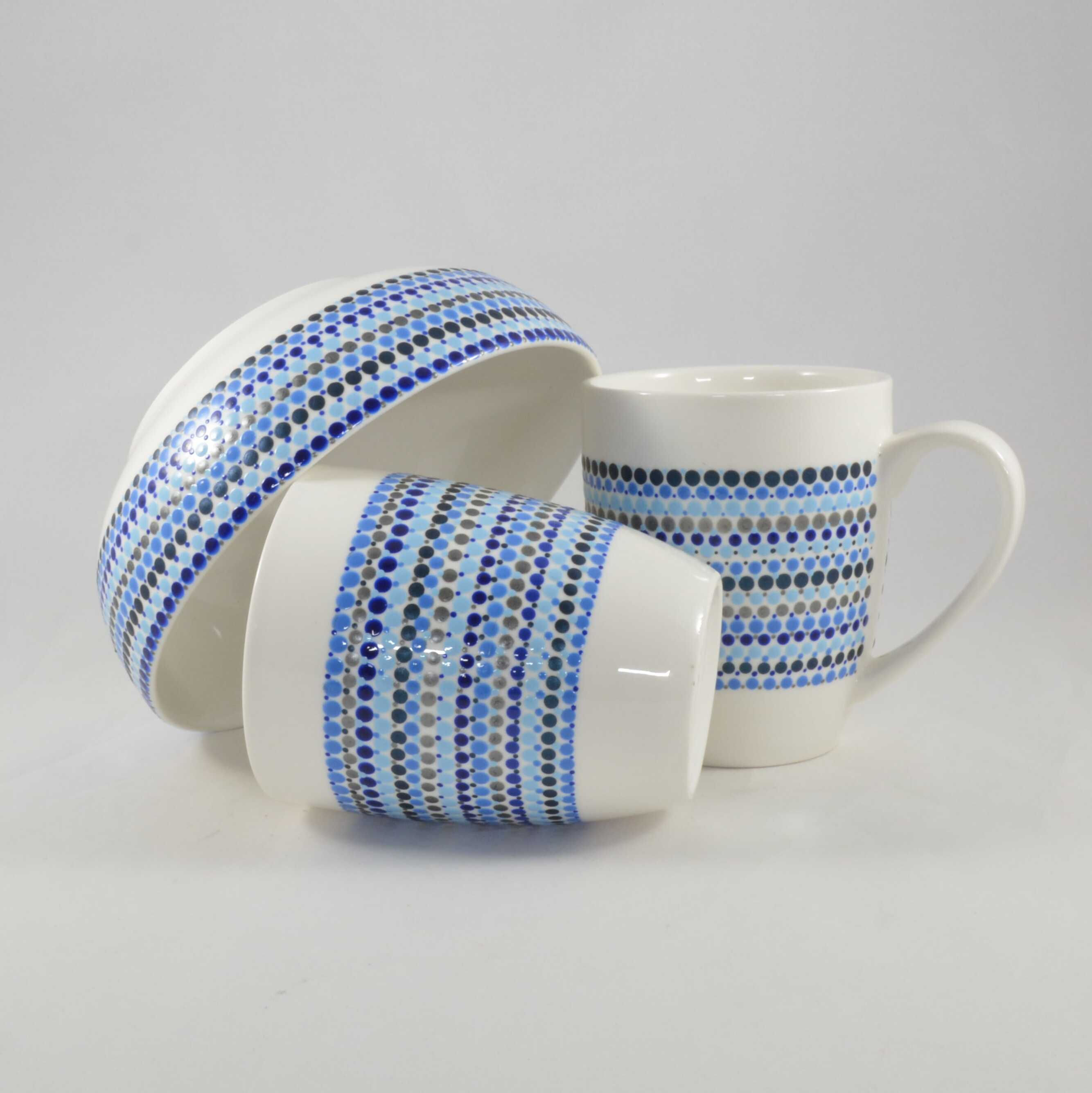 Ontbijtset 'Blauw'