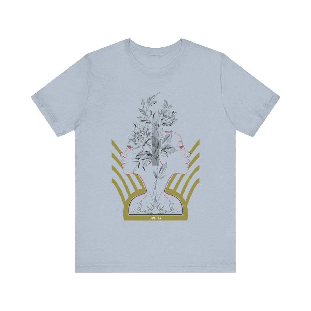 John 15:4 Unisex Jersey Short Sleeve Tee