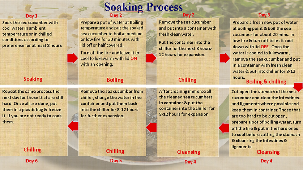 Soaking Instruction