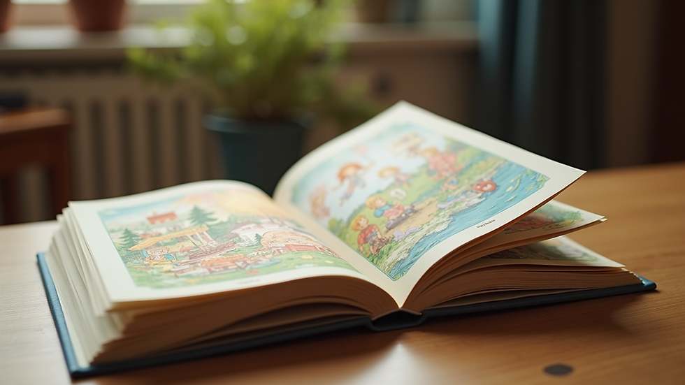 Engaging Children with Illustrated Story Books Online
