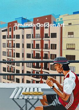 Spanish townscape
Acrylic on canvas
40cm x 50cm