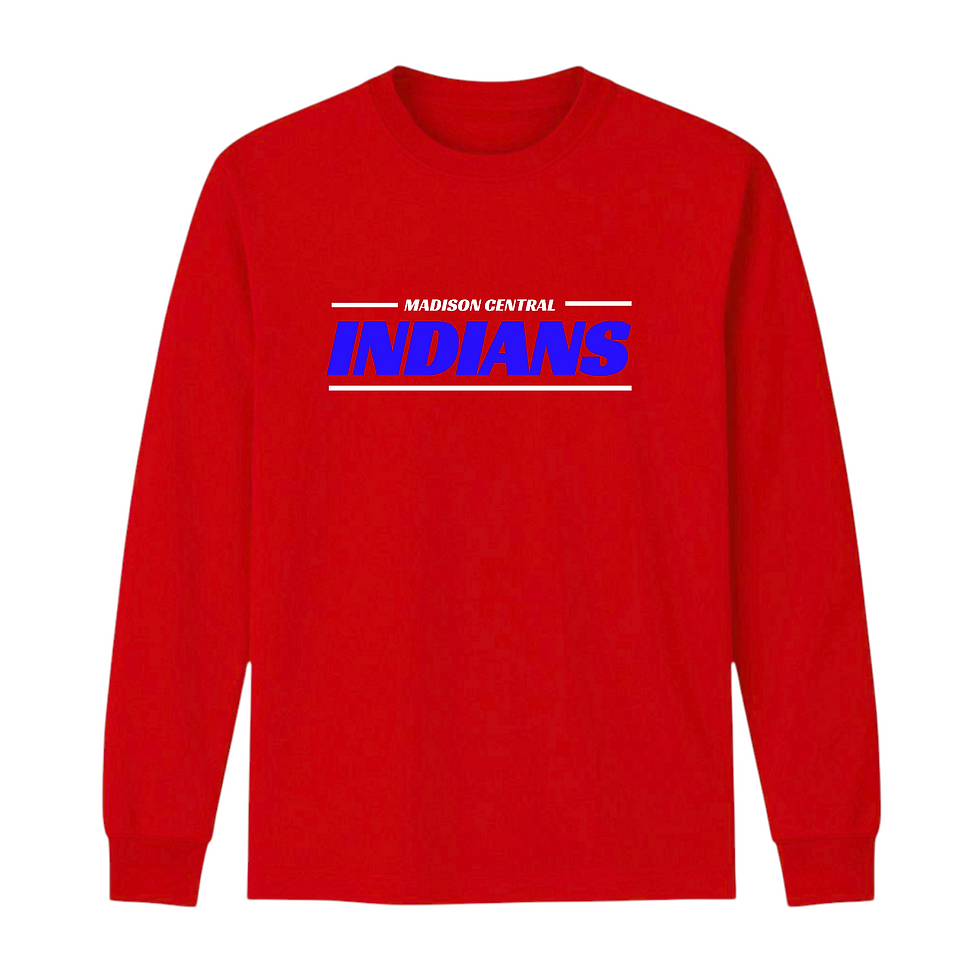 Thumbnail: Madison Central Indians Long Sleeve