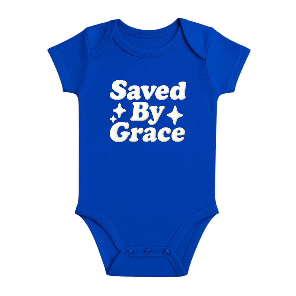Thumbnail: Saved By Grace Baby Onesie