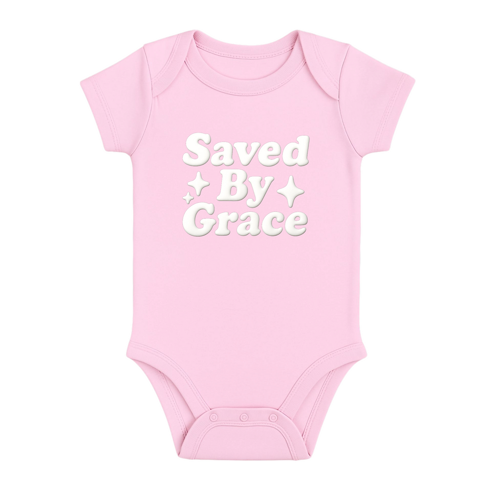 Thumbnail: Saved By Grace Baby Onesie