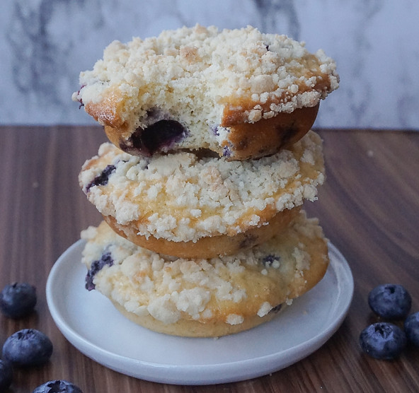 Blueberry Donuts Stack