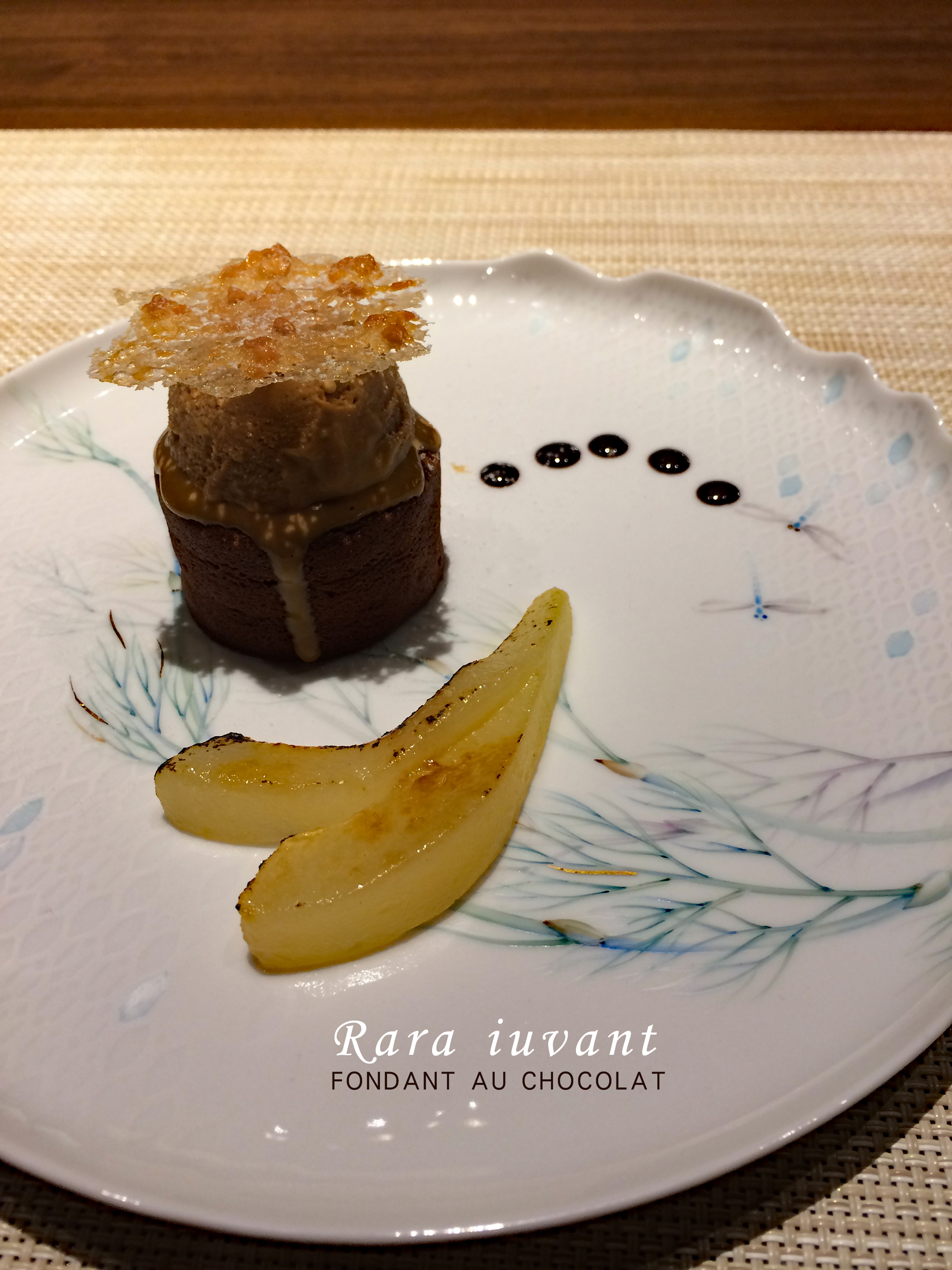 fondant au chocolat