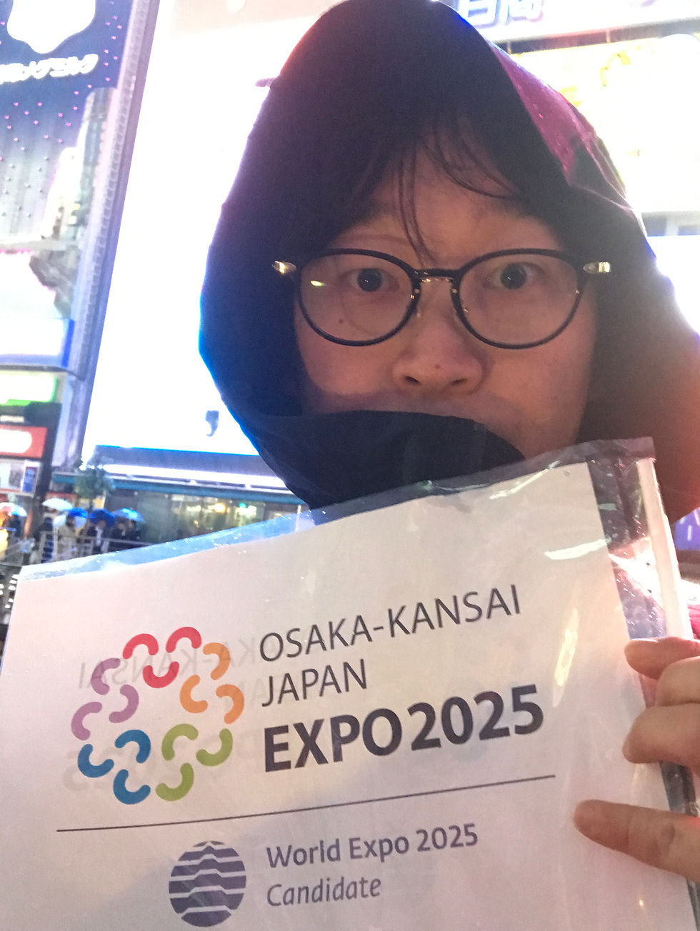 視察団出迎え中