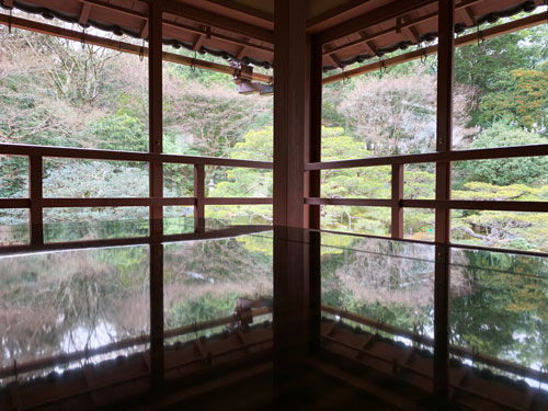 【新年車椅子で滋賀旅-その2-旧竹林院庭園】