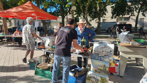 Souvenirs du Vide grenier organisé par l'association Astrolab de Bordeaux dans le quartier Belcier en septembre 2026