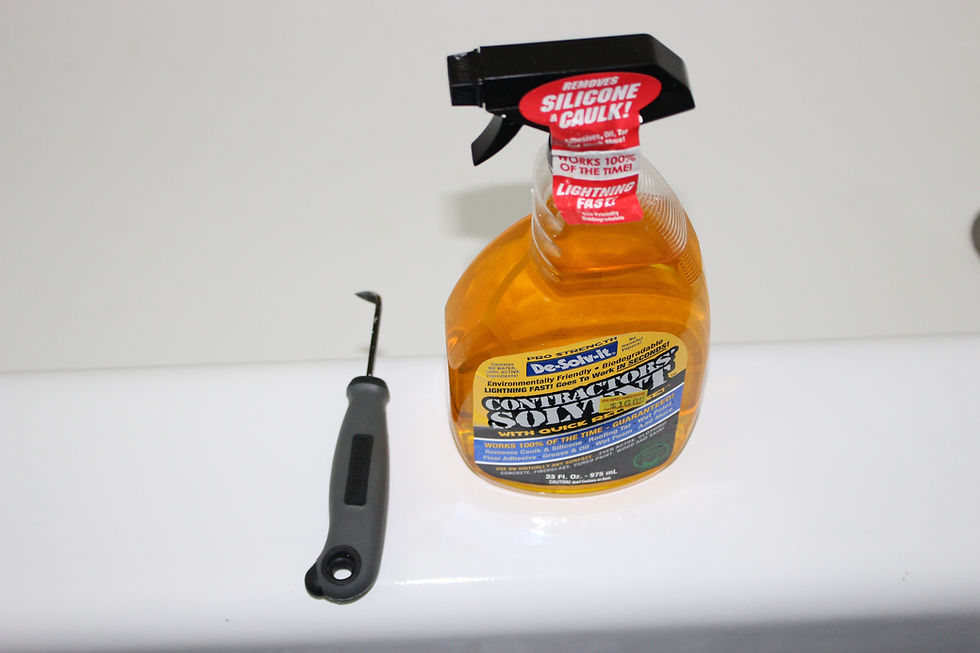 Caulk Removal, Contractor's Solvent