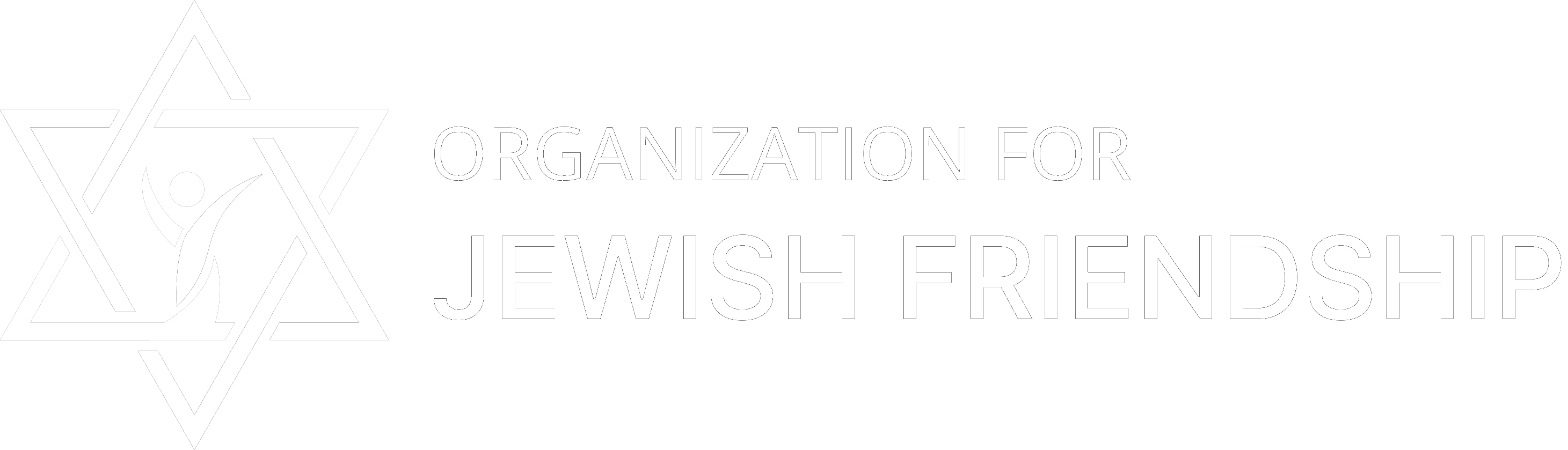Jewish Friendship logo with Star of David