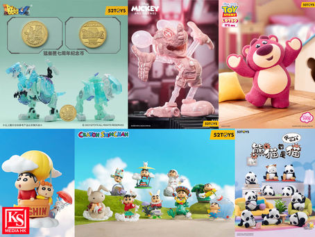52TOYS攜同首發限量版蜜桃粉米奇半機械亮相香港動漫電玩節限量發售人氣蠟筆小新及BEASTBOX 7週年限定BOX系列商品展覽期間