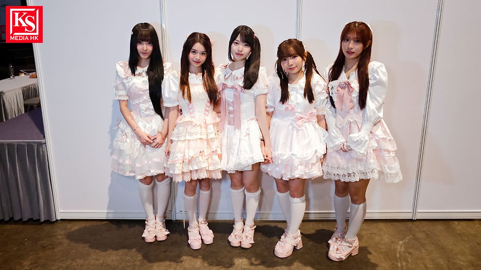 IdG Sundae成員黃可盈Melanie、李依諾Hazel、吳綺琳Sharon在後台手拉手甜蜜合照大談練習生蛻變正式偶像心路歷程