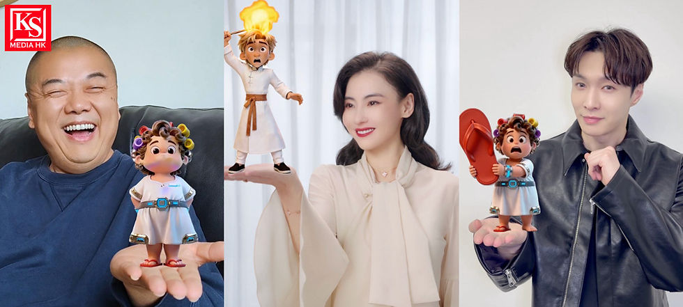 張柏芝、張藝興、林子聰互動助陣《星星群俠傳》