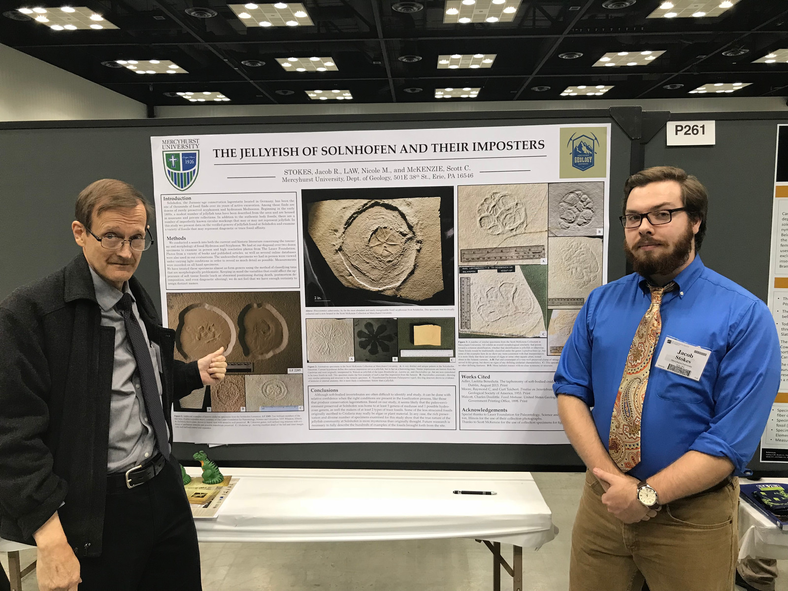 Mr Scott McKenzie and Mr. Jacob Stokes, Mercyhurst College Poster at GSA 2018