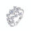 Thumbnail: MAEVE ICED MOISSANITE (WHITE GOLD, GOLD, ROSE GOLD) RING