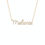 Thumbnail: SIGNATURE YOU AUTOGRAPH CZ (SILVER, GOLD, ROSE GOLD) NECKLACE