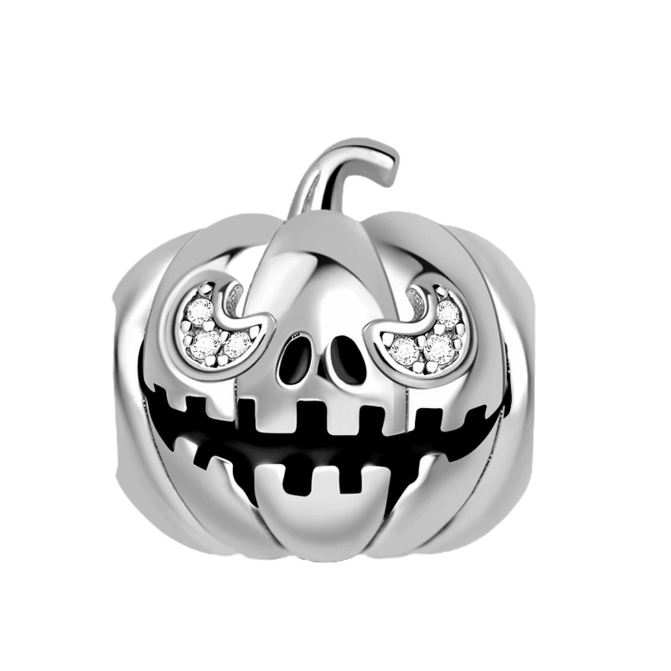 HARMONY MIDNIGHT JACK CZ (SILVER) CHARM