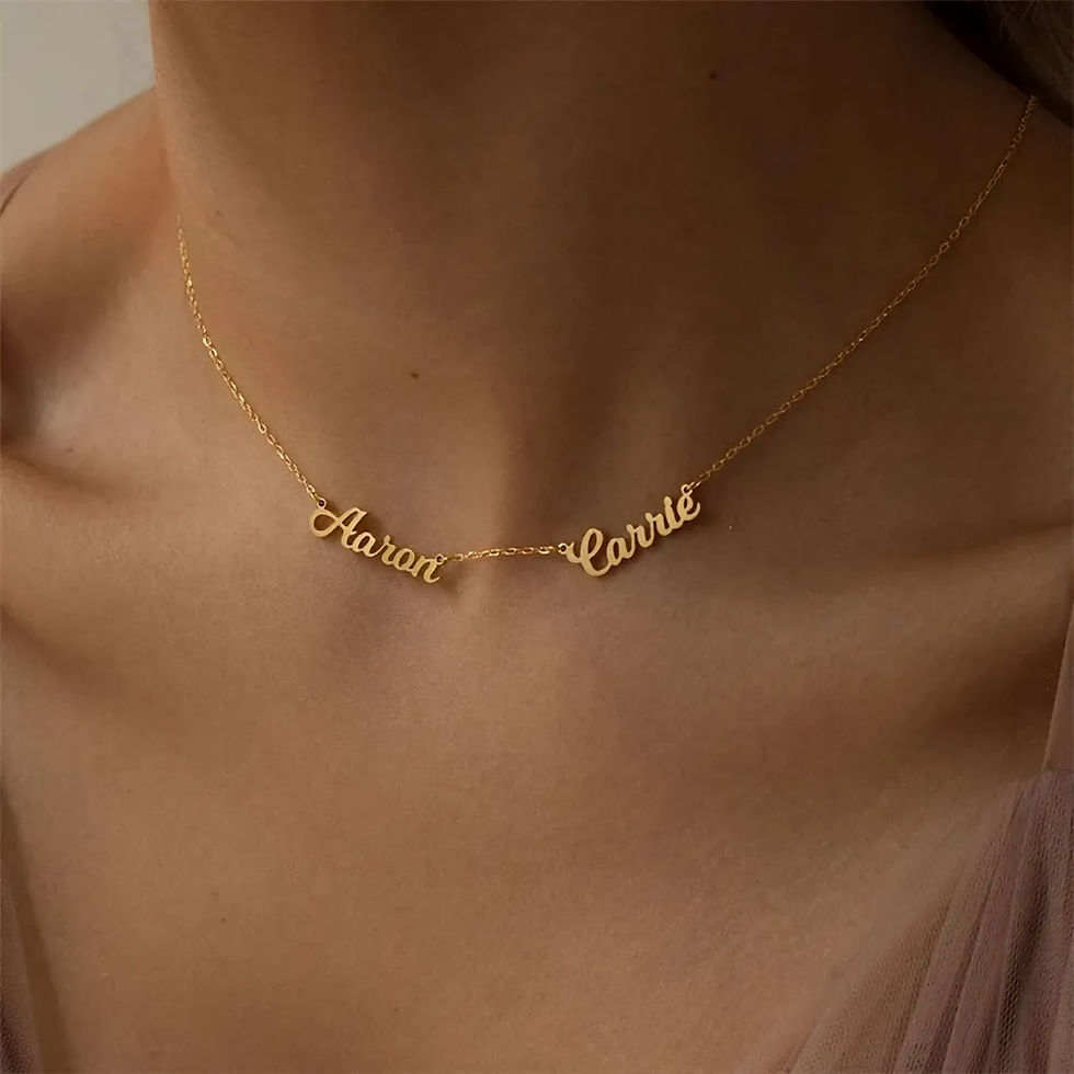 Thumbnail: SIGNATURE YOU 2, 3 OR 4 AUTOGRAPH (SILVER, GOLD) NECKLACE