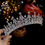 Thumbnail: ASNORA ALICE CZ (SILVER) BRIDAL TIARA