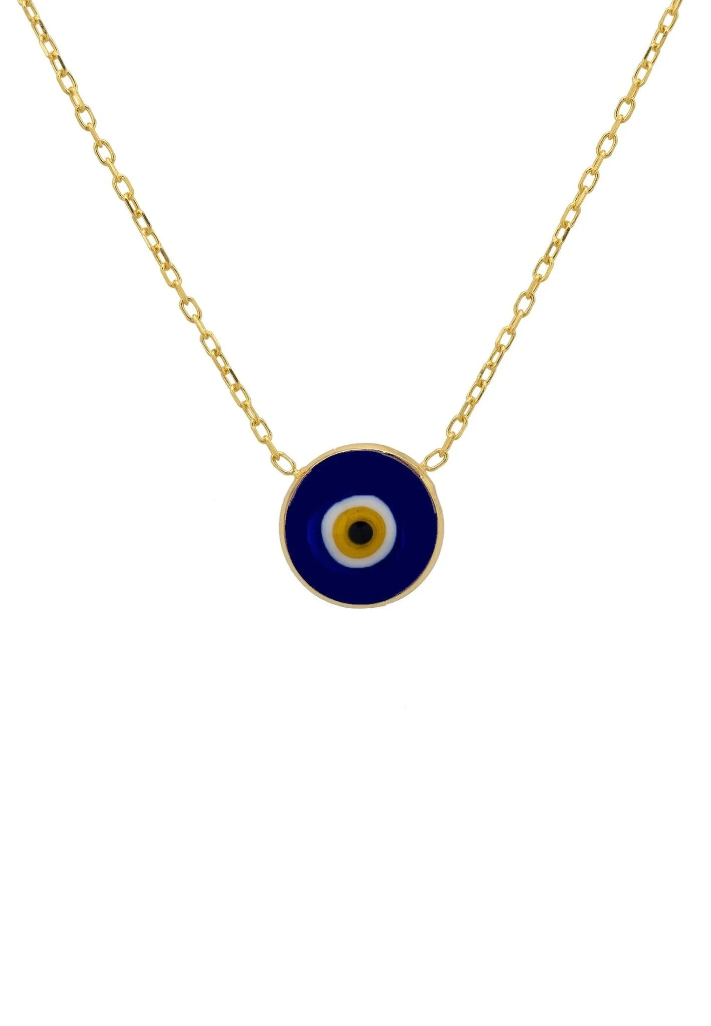 LATELITA EVIL EYE ENAMEL CZ (GOLD) PENDANT NECKLACE