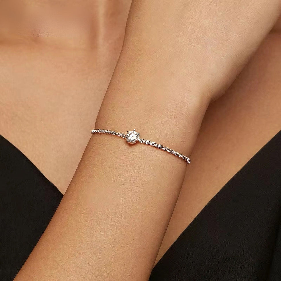 Thumbnail: Celina Helena Moissanite (P) Bracelet