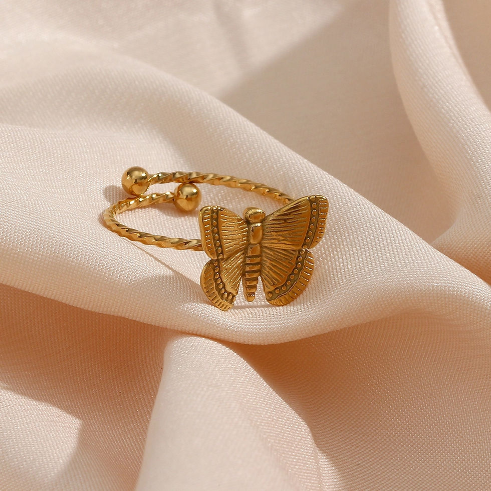 ROSELLE VINTAGE BUTTERFLY (18K GOLD) RING