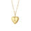 Thumbnail: SIGNATURE YOU BOLD EDGED HEART INITIAL (GOLD) NECKLACE