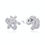 Thumbnail: MAEVE INTERTWINE MOISSANITE (WHITE GOLD, GOLD) STUD EARRINGS