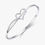 Thumbnail: ARIELLE HEART PAVE CZ (SILVER) BRACELET
