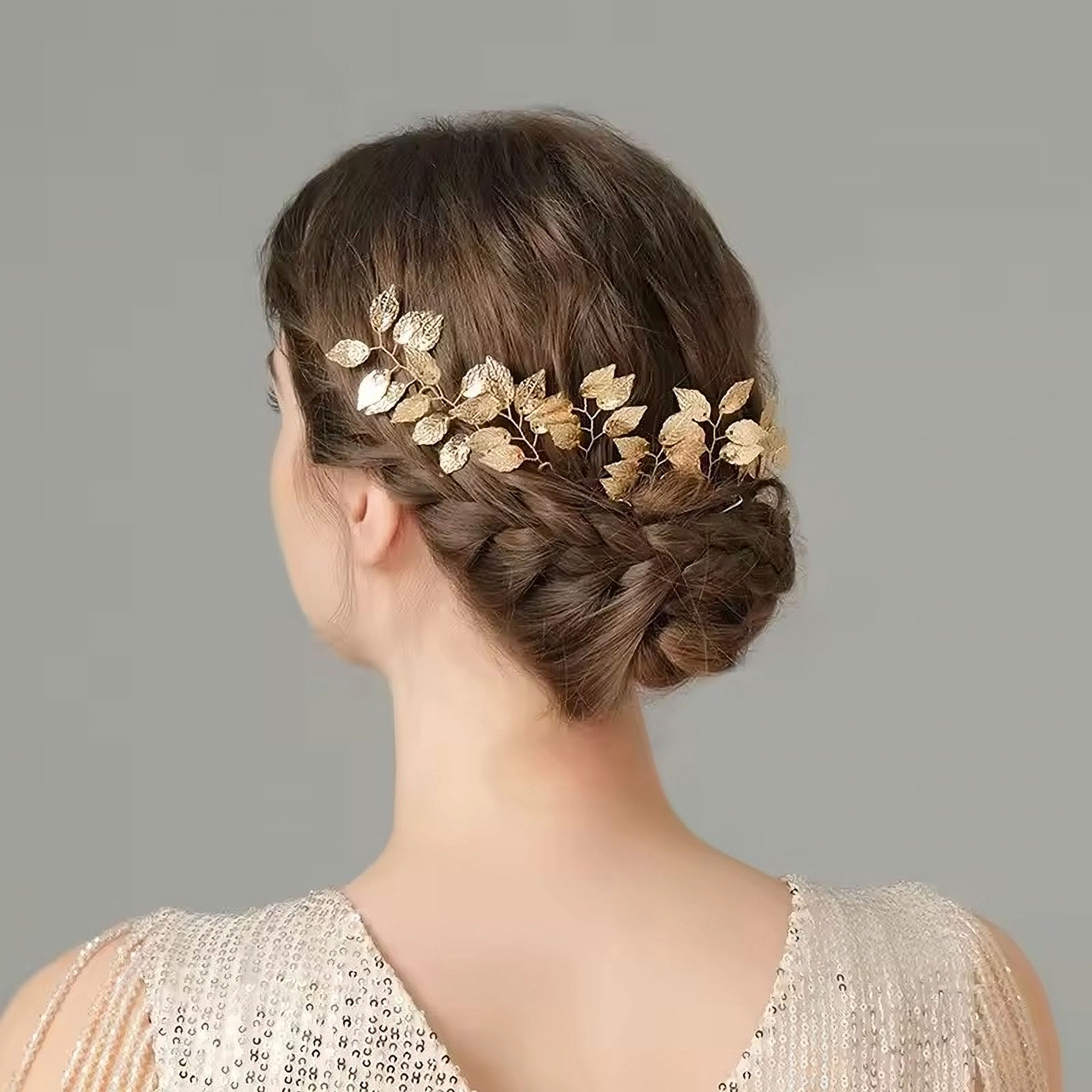 AMBERELLE FELICITY (G) 6PK HANDMADE BRIDAL HAIR PINS