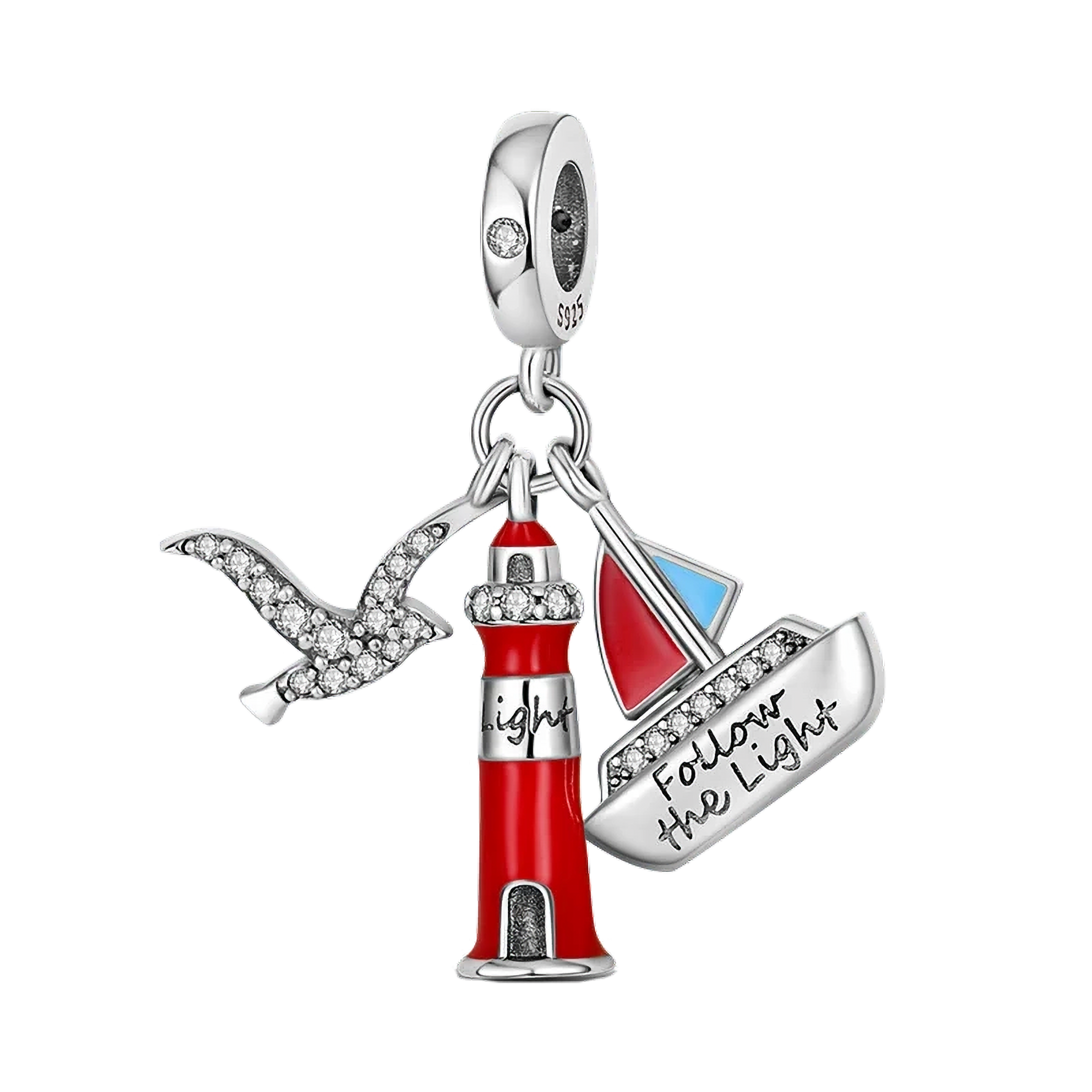 HARMONY FOLLOW THE LIGHT CZ (SILVER) PENDANT