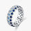 Thumbnail: CELINA BLUE & NAVY ETERNAL CZ (SILVER) RING