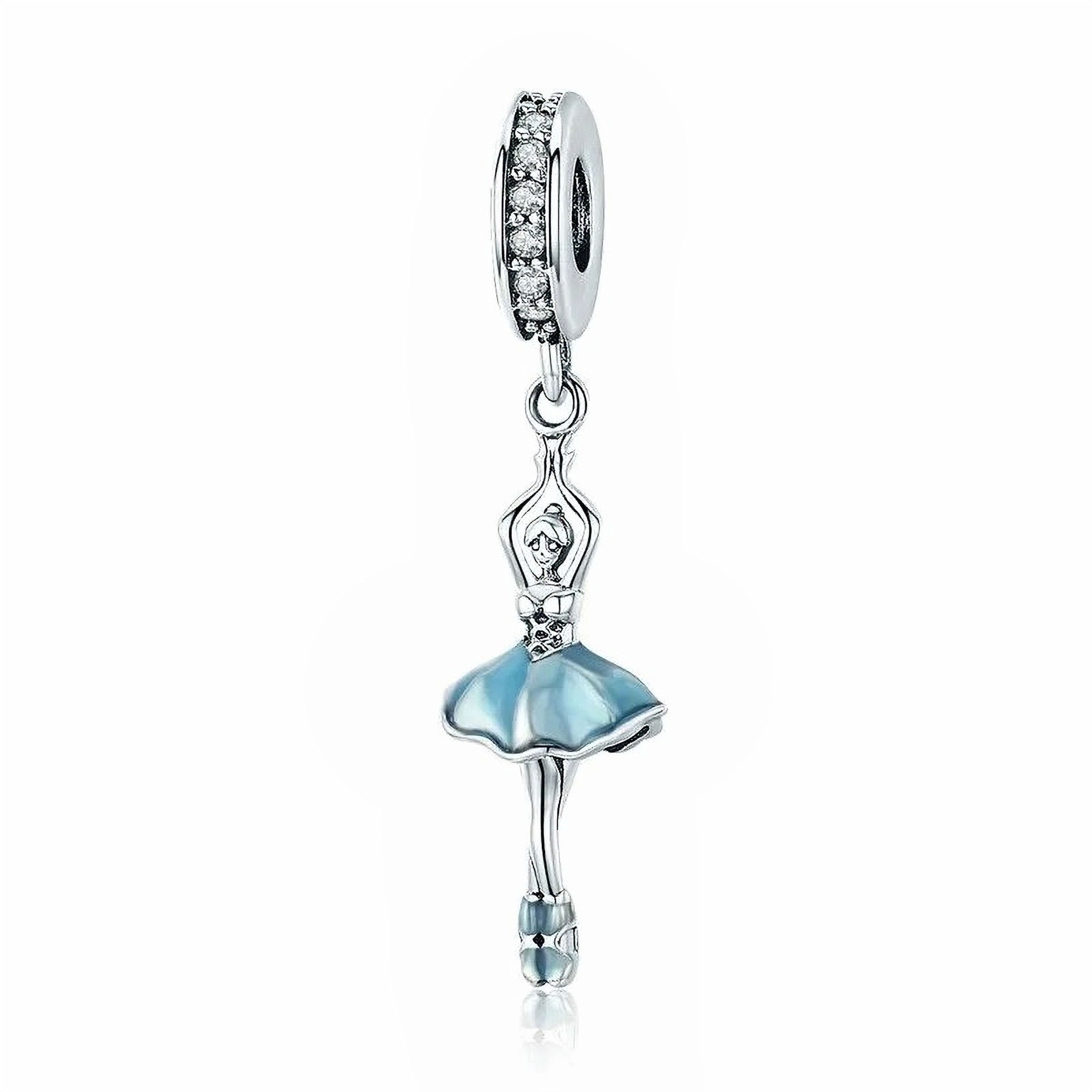 HARMONY BALLET GIRL CZ (SILVER) PENDANT