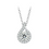 Thumbnail: CELINA ZARA MOISSANITE (PLATINUM) NECKLACE