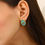 Thumbnail: ROSELLE OVAL OIL BLUE STARFISH (18K GOLD) STUD EARRINGS