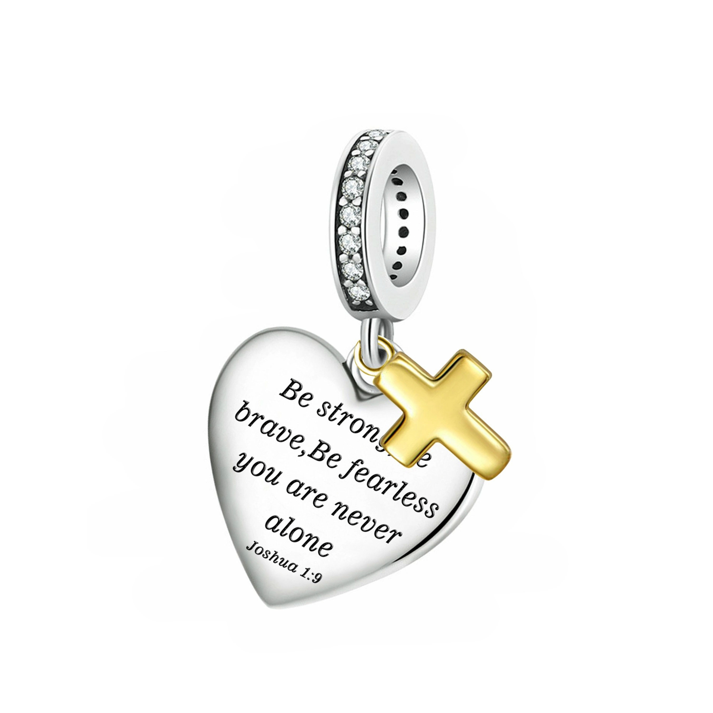 HARMONY INSPIRED CHRISTIAN VERSE CZ (SILVER, GOLD) PENDANT