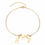 Thumbnail: SIGNATURE YOU VINE INITIALS CABLE CHAIN (SILVER, GOLD, ROSE GOLD) ANKLET