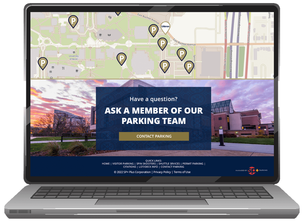 Dynamic Parking Map and Contact Form