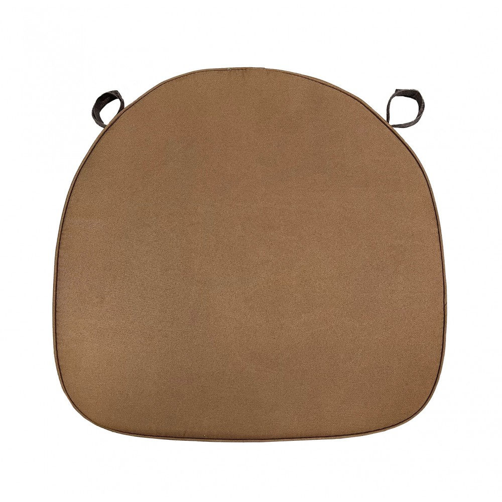 Brown Crossback Chair Cushion