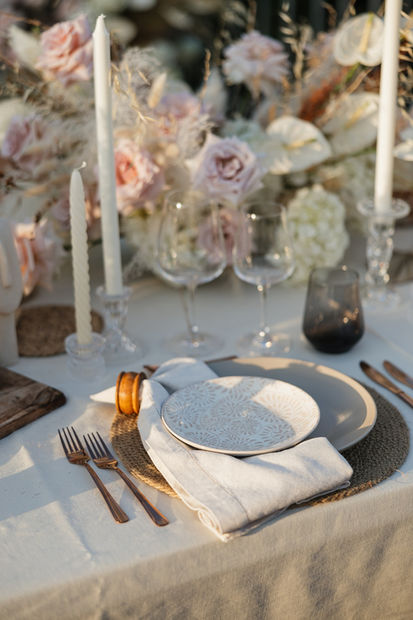 rental service greece, wedding rental, crete plate rental